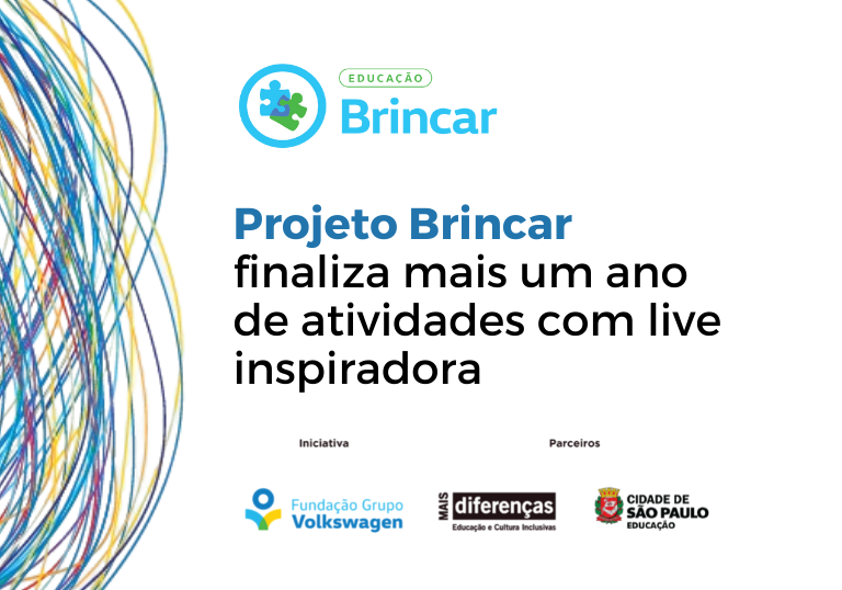 Capa do artigo Projeto Brincar finaliza mais um ano de atividades com live inspiradora